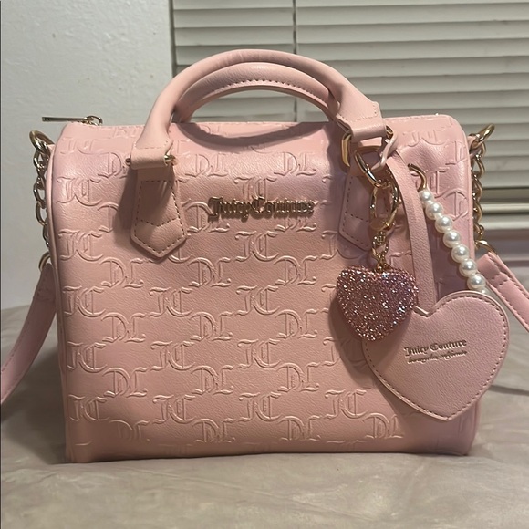 Juicy Couture Pink Crossbody Bag with Gold Accents - Picture 3 of 9